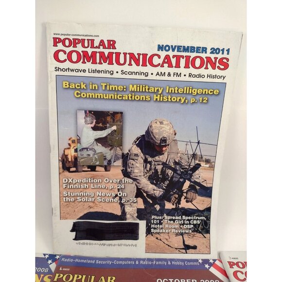 Popular Communications Magazine 2008 2011 Lot of 4 Radio Broadcast Shortwave - Picture 6 of 9